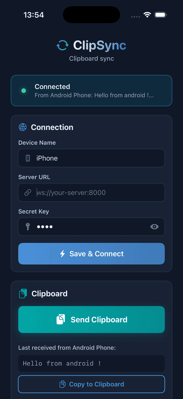 iOS App